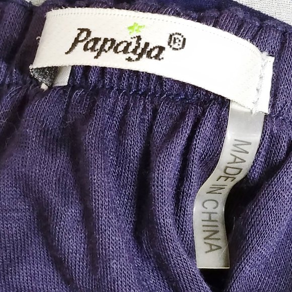 Papaya Bodycon Strapless Dress Long Sheer Sides Beach Vibes Juniors Size Small - Picture 5 of 5